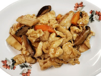 Poulet aux champignons Shiitake et bambous