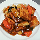 Fried tofu with vegetables
